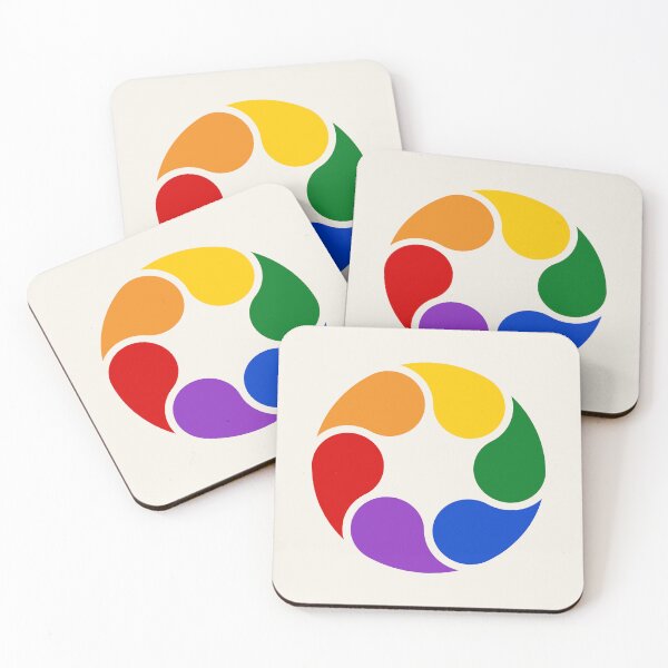 Item preview, Rainbow Unity YinYang Graphic white designed and sold by stereonut.