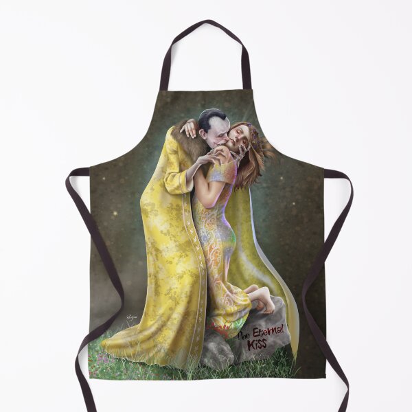 Item preview, The Vampire's Kiss – Dark Gothic Art Print designed and sold by ruizma.