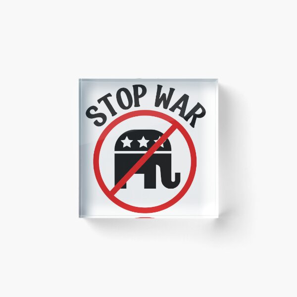 Item preview, Stop Trump Stop War designed and sold by Kondi-Art.