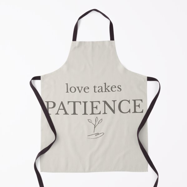 Item preview, Love Takes Patience Minimalist Growth Quote designed and sold by Minimalist Typography.