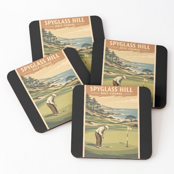 Item preview, Spyglass Hill Golf Course Vintage Travel designed and sold by AMICO77.