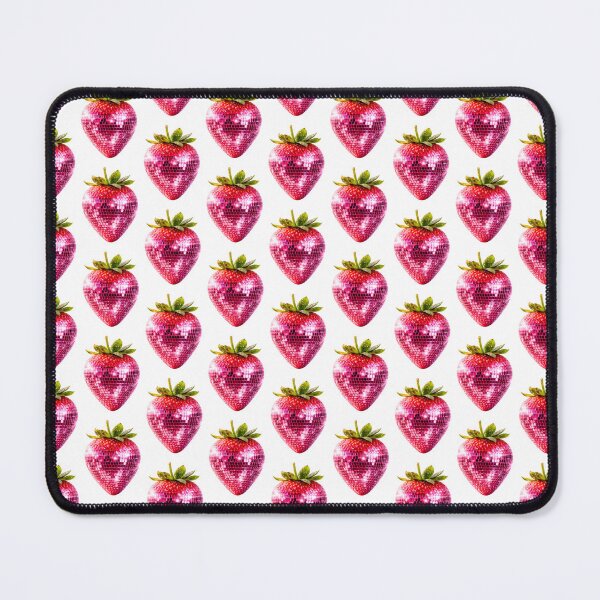 Item preview, Pink Glitter Disco Ball Strawberry designed and sold by RedSwagStore.