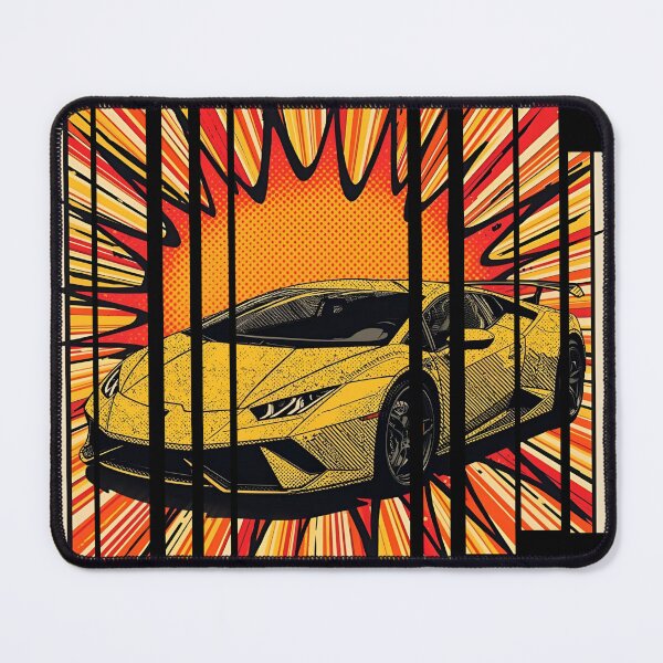 Item preview, Lamborghin Huracá EVO, 60s comic energy Born to Roar 12 designed and sold by Neon G.