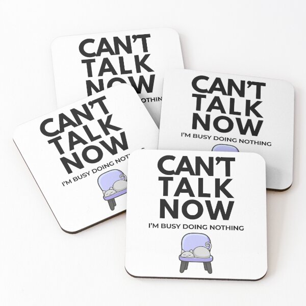 Item preview, Introvert Cat Meme Busy Doing Nothing – Funny Antisocial Cat | The Introvert Cat Diaries designed and sold by ade-datt.