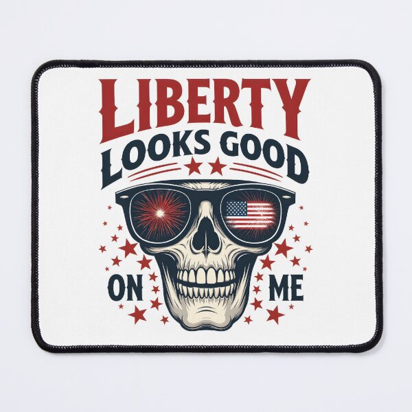 Item preview, Liberty Looks Good on Me – Patriotic Sunglasses 4th of July Graphic designed and sold by relso.