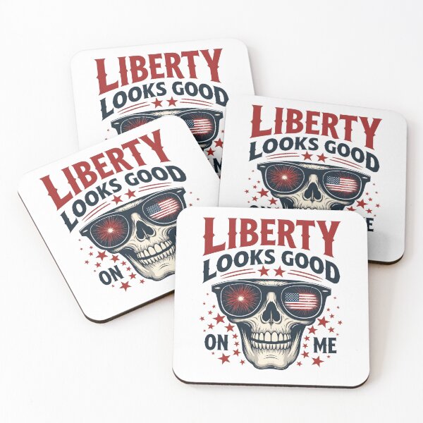 Item preview, Liberty Looks Good on Me – Patriotic Sunglasses 4th of July Graphic designed and sold by relso.