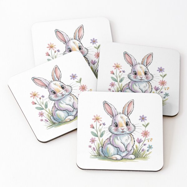 Item preview, Easter Vintage Bunny Pastel Gift Design designed and sold by WikaKowalczyk.