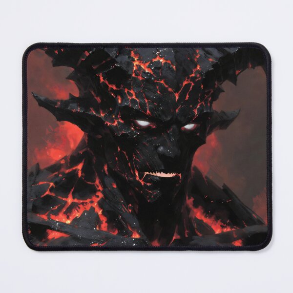 Item preview, Molten Lava Demon Dark Fantasy Concept Art designed and sold by MiguelTanavon.