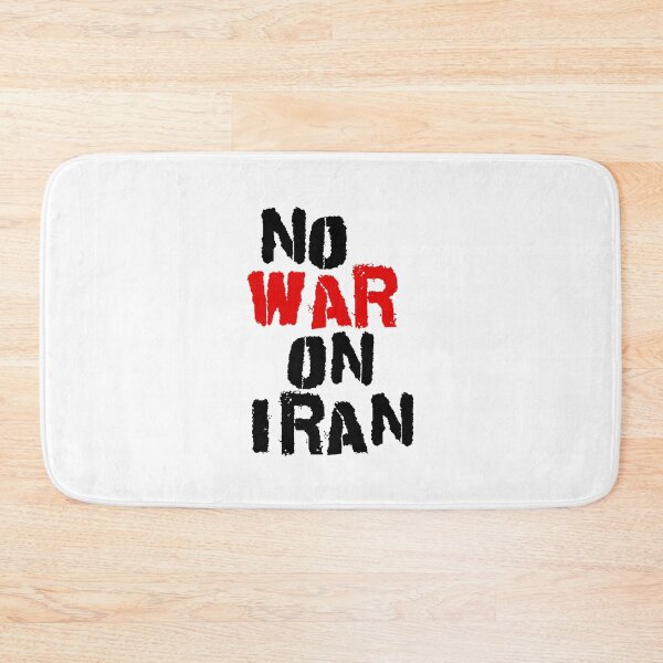 Item preview, NO WAR ON IRAN designed and sold by Thelittlelord.