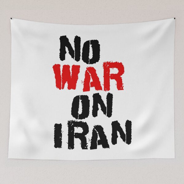 Item preview, NO WAR ON IRAN designed and sold by Thelittlelord.