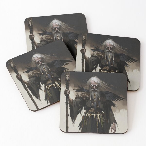 Item preview, Dark Druid Shaman Fantasy Concept Art designed and sold by MiguelTanavon.