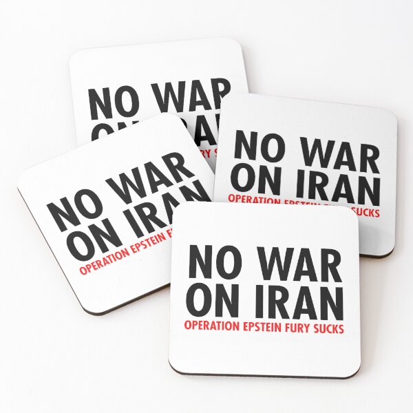 Item preview, NO WAR ON IRAN - OPERATION EPSTEIN FURY SUCKS designed and sold by Thelittlelord.