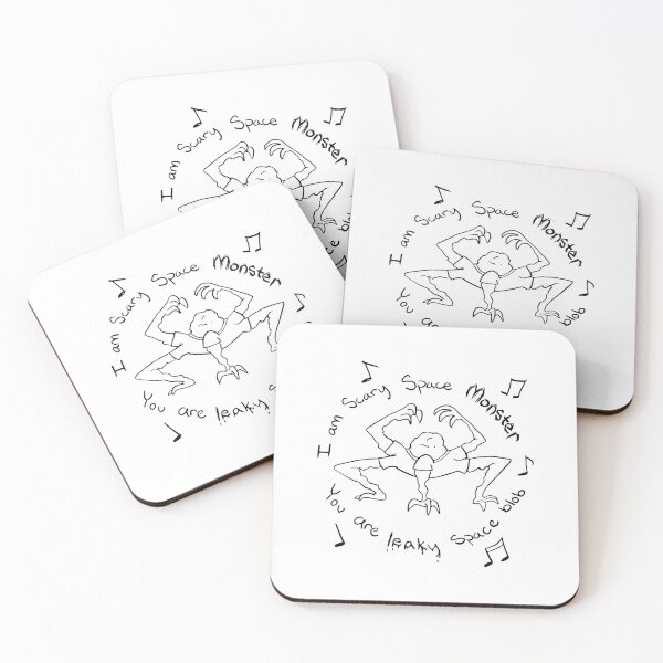 Item preview, Line Art Rocky - I Am Scary Space Monster Project Hail Mary designed and sold by Kovav.