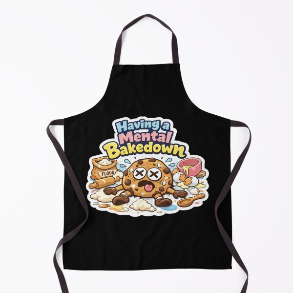 Item preview, Having a Mental Bakedown Funny Cookie Baking Pun Sticker designed and sold by AMICO77.