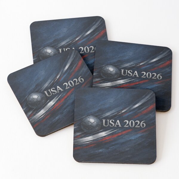 Item preview, USA 2026 Soccer Emblem Inspired designed and sold by BrickByDream.