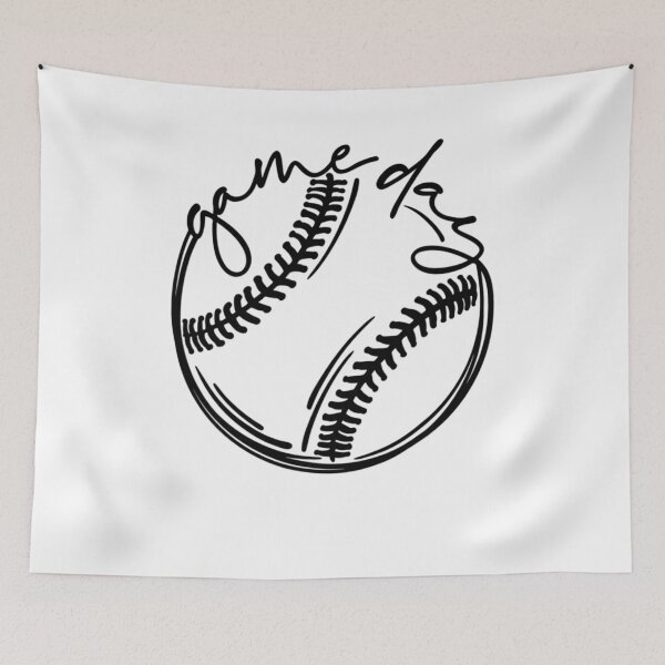 Item preview, Baseball Game Day Vibes designed and sold by Mirandalab.