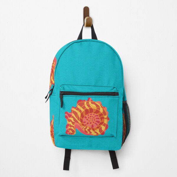 Item preview, Ruffled Seashell | Striped Marine Creature | Bright Bohemian designed and sold by Annette Chabidon Studio.