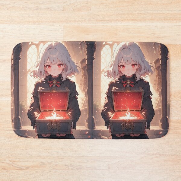 Item preview, Anime vampire girl and magic chest designed and sold by ArtsJulian.