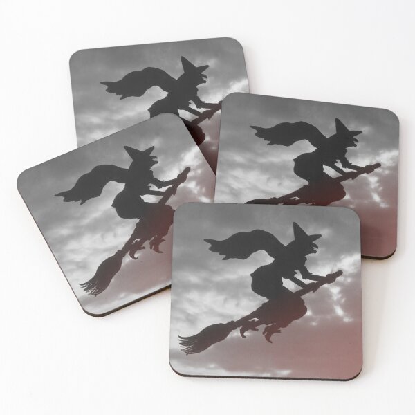 Item preview, Witch flying on a broom designed and sold by MorningFive.