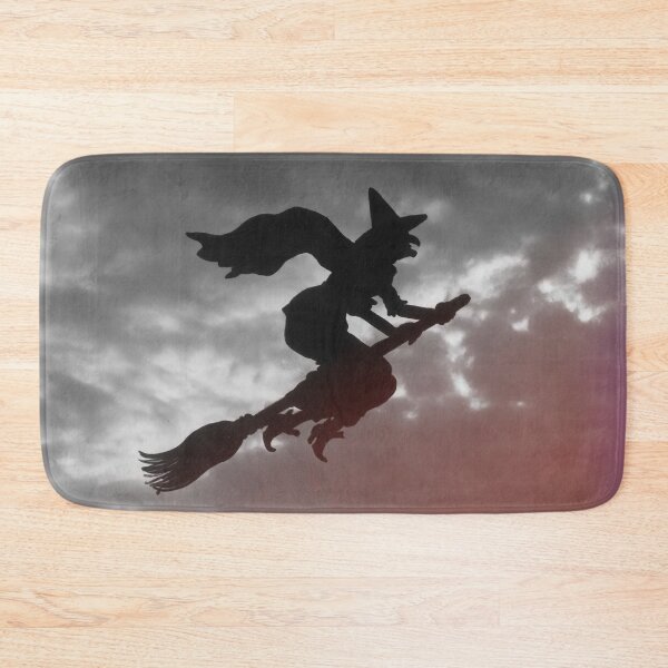 Item preview, Witch flying on a broom designed and sold by MorningFive.