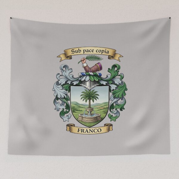 Item preview, The Franco Family Coat of Arms designed and sold by BagTown Clans.