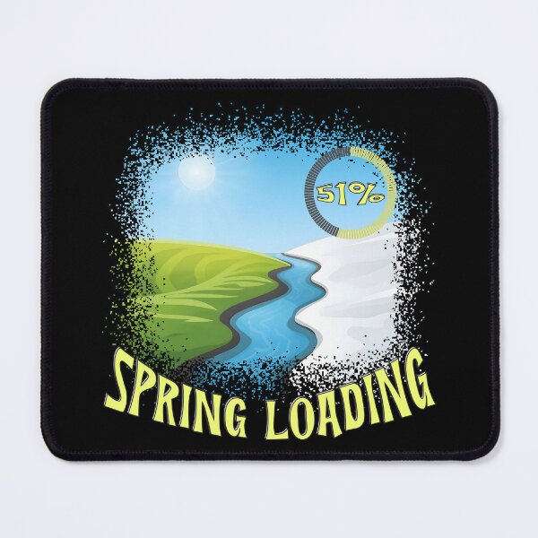 Item preview, Spring Loading 51% – Seasonal Transition Pixel Nature Design designed and sold by TestudoDesign.