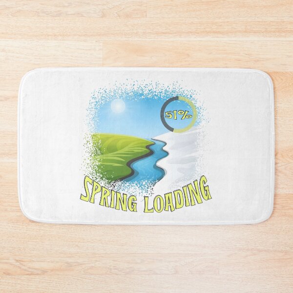 Item preview, Spring Loading 51% – Seasonal Transition Pixel Nature Design designed and sold by TestudoDesign.