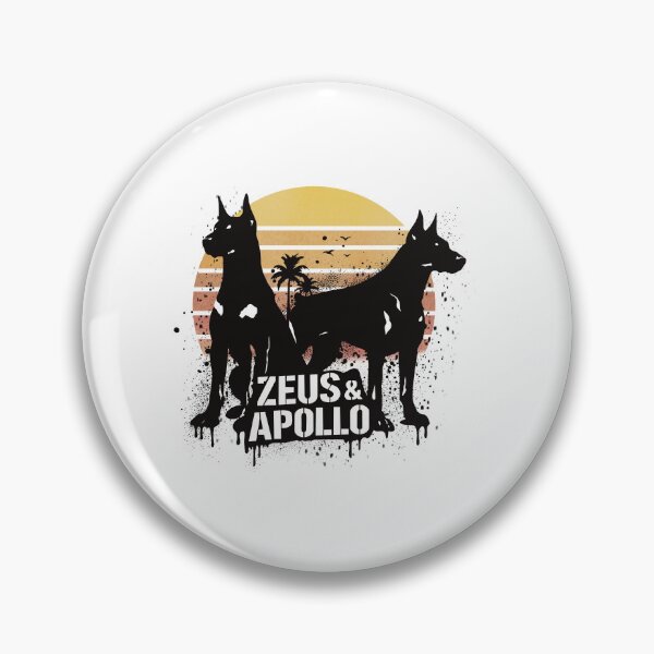 Item preview, Zeus and Apollo Magnum PI designed and sold by ChunkByChunk.