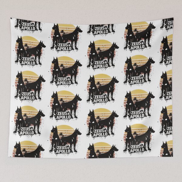 Item preview, Zeus and Apollo Magnum PI designed and sold by ChunkByChunk.