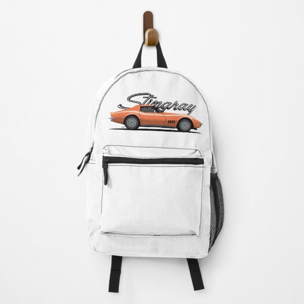 Item preview, C3 Orange Corvette illustration designed and sold by blackdogshop.