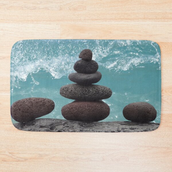 Item preview, Rock Cairn Ocean Meditation designed and sold by MoodyMuseArt.