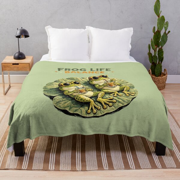 Item preview, Funny green frogs. Frog Life .Balance. designed and sold by Natart1004.