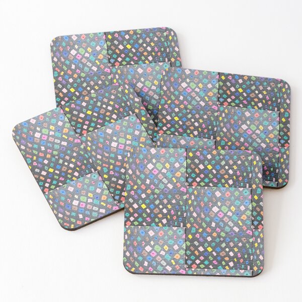 Item preview, differently colored squares designed and sold by MinasArt90.