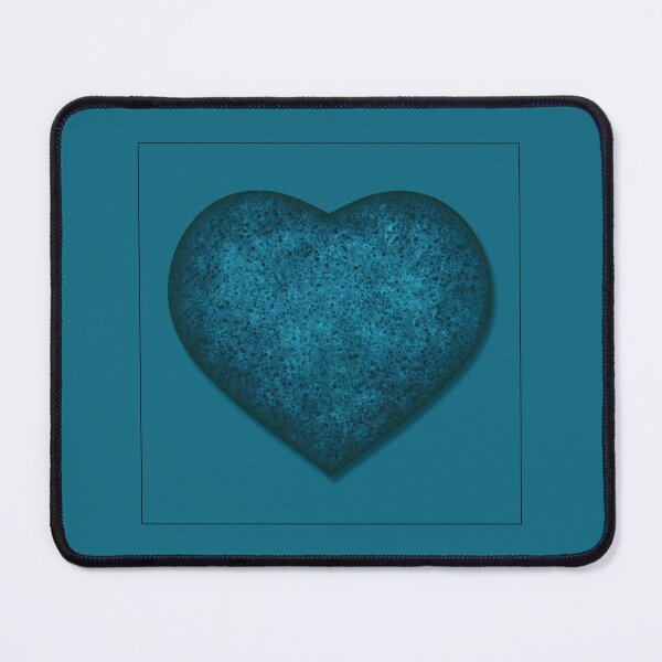 Item preview, Spotted heart of turquoise color in a frame designed and sold by Cherevan.