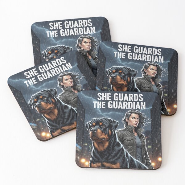 Item preview, She Who Guards the Guardian designed and sold by PetJoyPrintsCO.