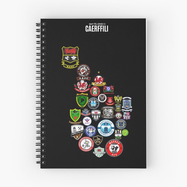 Item preview, Map Pêl-droed o caerffili designed and sold by Footy-Maps.
