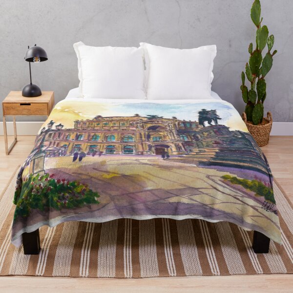 Item preview, Dresden Semperoper Travel Cityscape Scene of Historic Opera House designed and sold by artshop77.