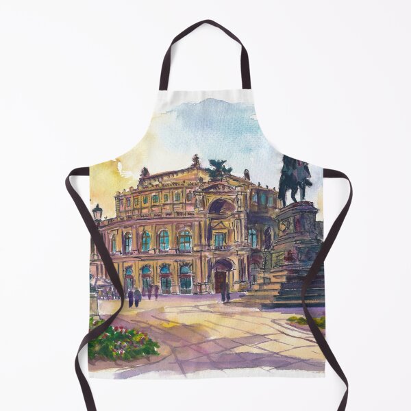 Item preview, Dresden Semperoper Travel Cityscape Scene of Historic Opera House designed and sold by artshop77.
