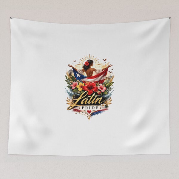 Item preview, Latin Pride – Latina Heritage Floral Art Design designed and sold by Aura.Creative.