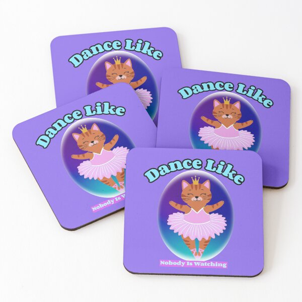 Item preview, Dance Like Nobody is Watching Ballerina Cat designed and sold by Rockyctees.