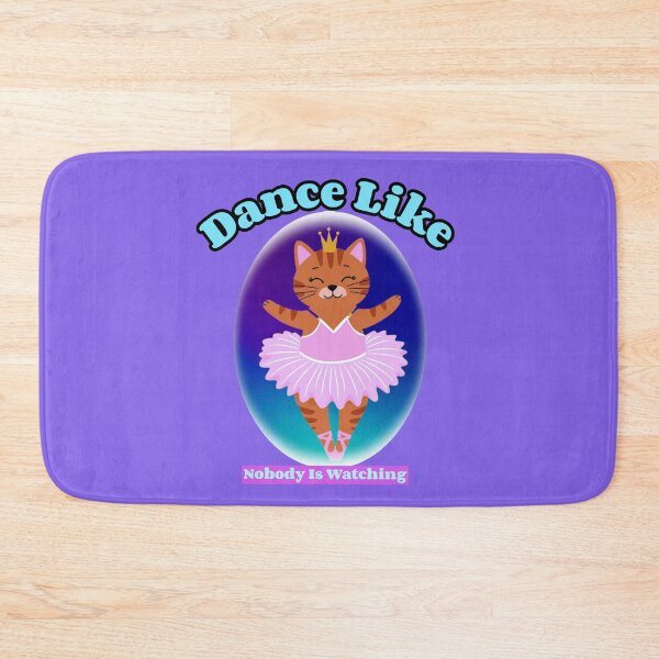Item preview, Dance Like Nobody is Watching Ballerina Cat designed and sold by Rockyctees.