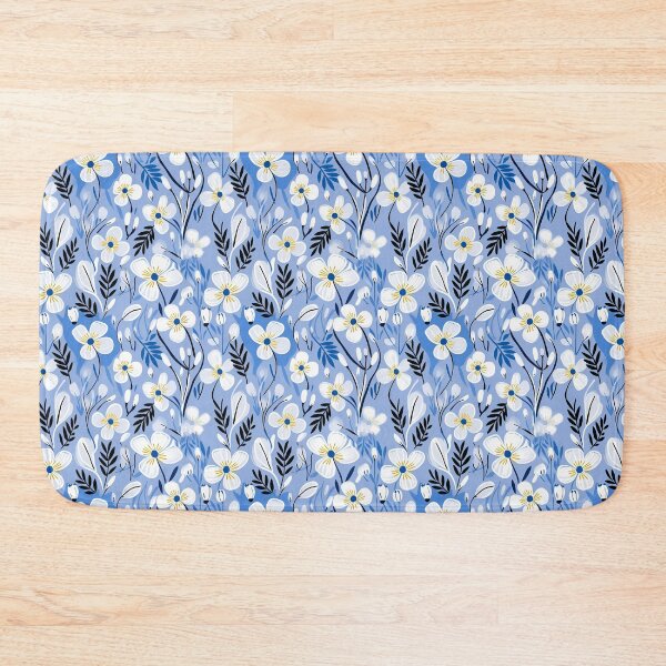 Item preview, Blue Florals 42 designed and sold by Dawne's Designs.