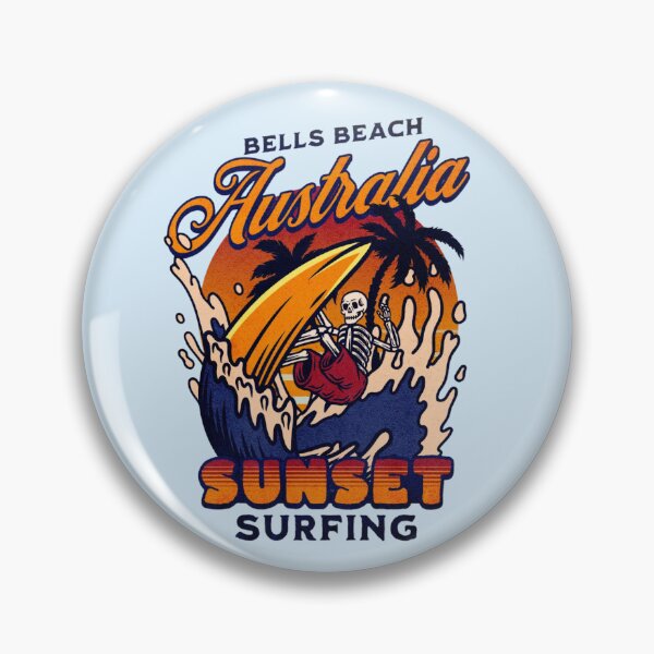 Item preview, Bells Beach Australia Vintage Surfing Sunset designed and sold by Oniyasha.