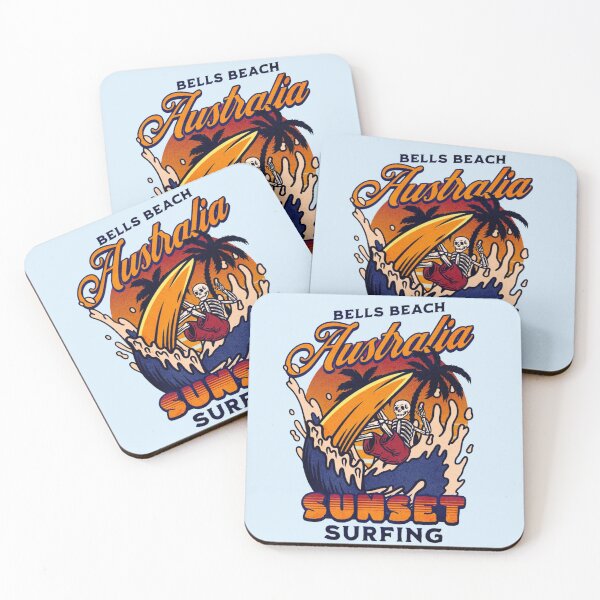 Item preview, Bells Beach Australia Vintage Surfing Sunset designed and sold by Oniyasha.
