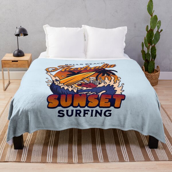 Item preview, Bells Beach Australia Vintage Surfing Sunset designed and sold by Oniyasha.