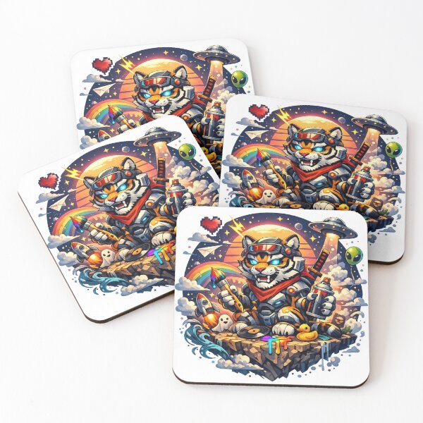 Item preview, Cyber Tiger Creative Spirit Gift designed and sold by storestshops.