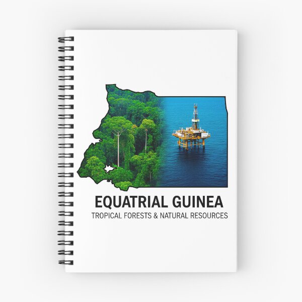 Item preview, Equatorial Guinea Map Tropical Rainforests and Offshore Oil Heritage Art designed and sold by AbulailArt.