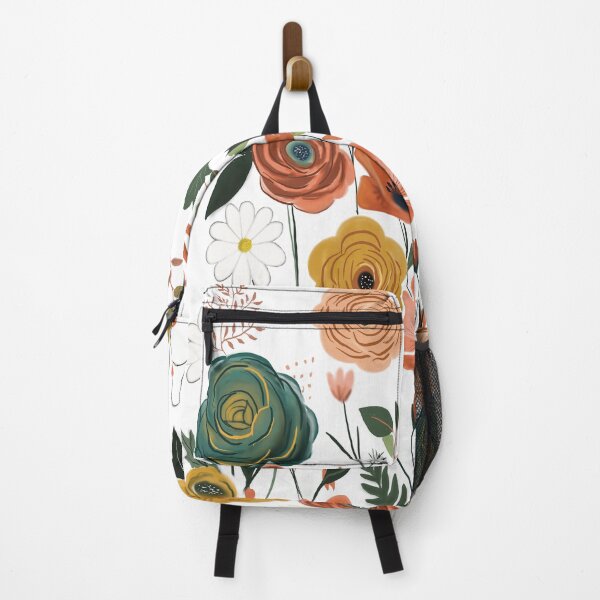 Item preview, Whimsical Earthy Wildflowers in Painted Symmetry designed and sold by Senorona.