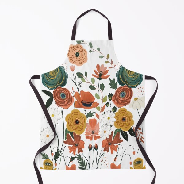 Item preview, Whimsical Earthy Wildflowers in Painted Symmetry designed and sold by Senorona.
