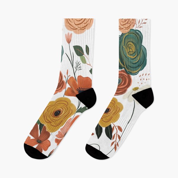Item preview, Whimsical Earthy Wildflowers in Painted Symmetry designed and sold by Senorona.